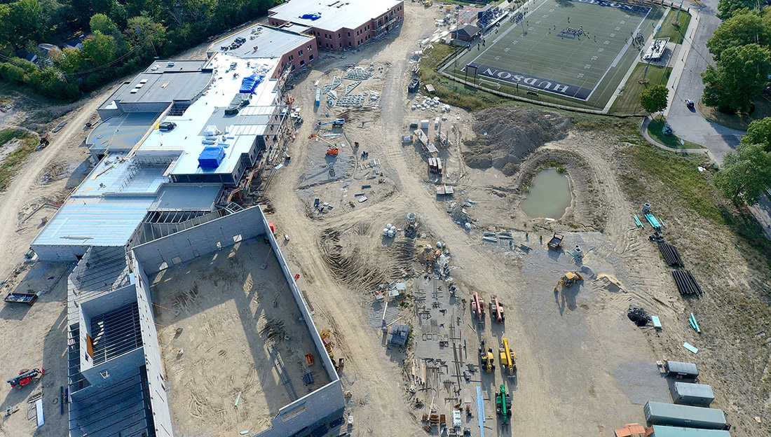 hudson schools construction