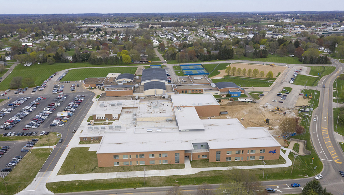 lake schools overhead shot